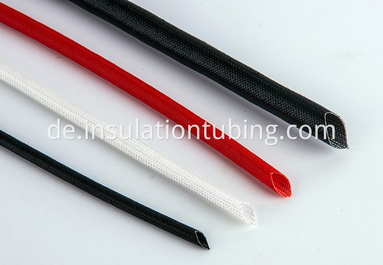 flexibility silicone coated braided fiberglass sleeves